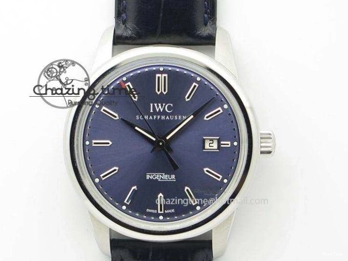 MIROTIME 0227 Ingeniuer St.Laurens SS Black Dial MK 1:1 Best Edition On Black Leather Strap  A Seasonal 7367